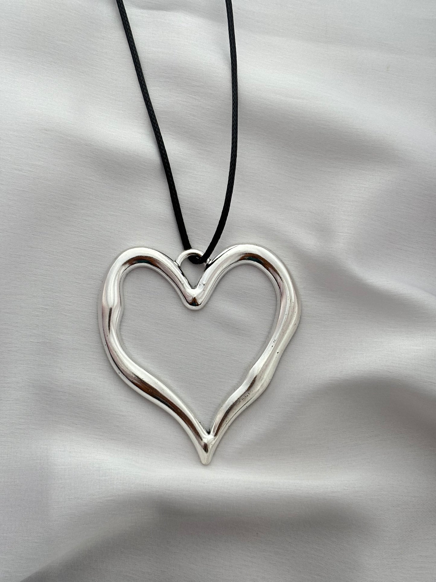 Silver Heart Cord