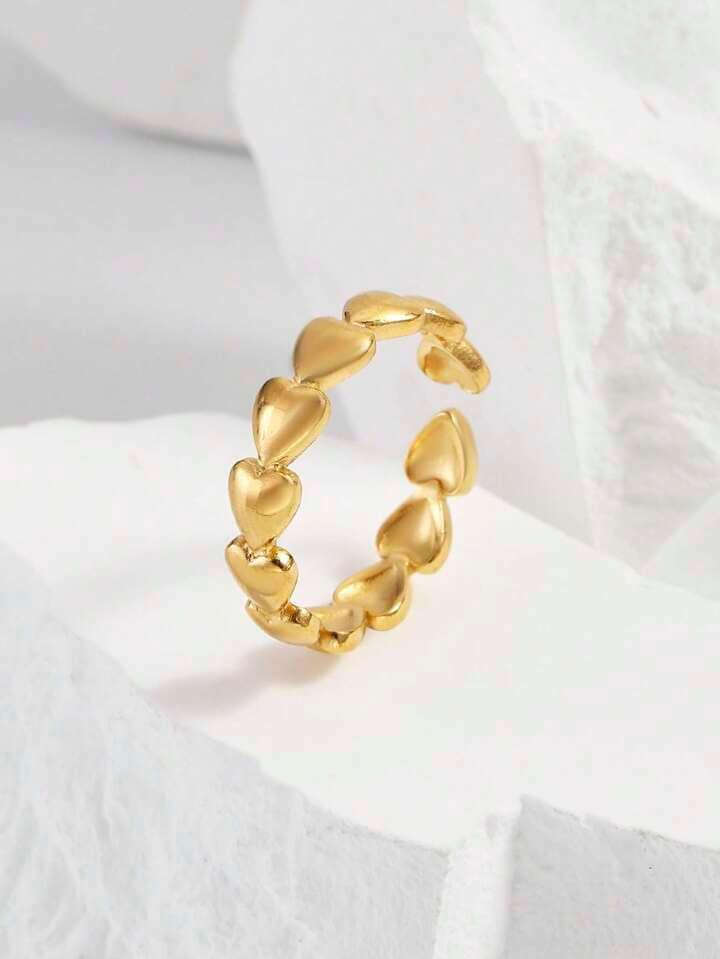 Romantic Heart-Shaped Rings - Curvy Jewels