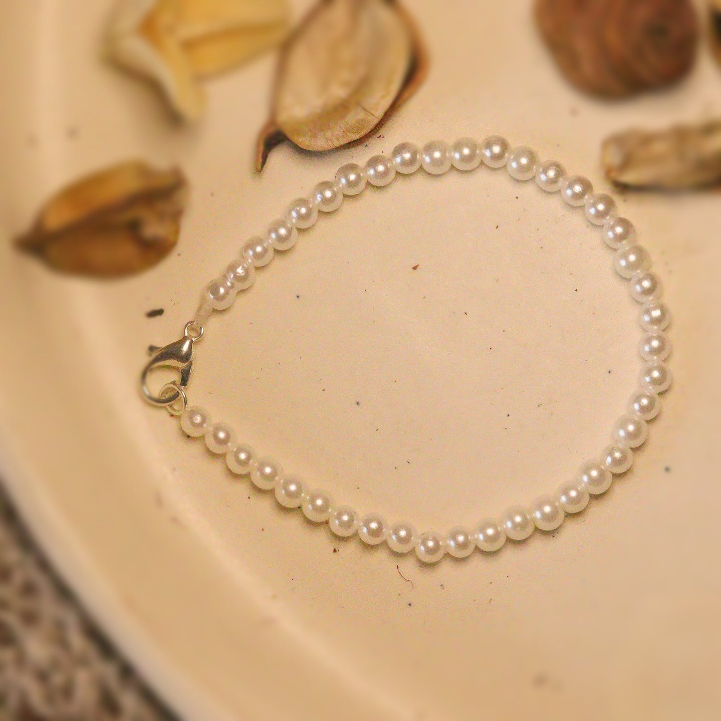 Elegant Pearl Charm Bracelet - Curvy Jewels