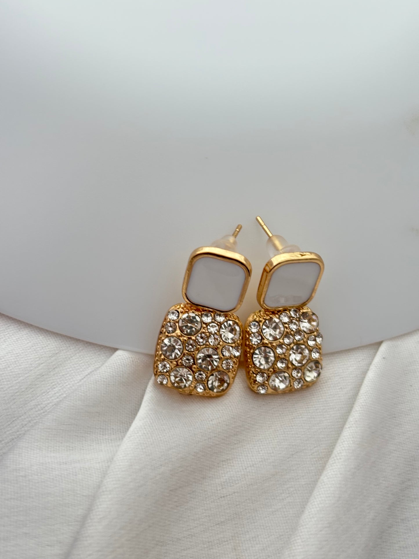 Golden Party Studs
