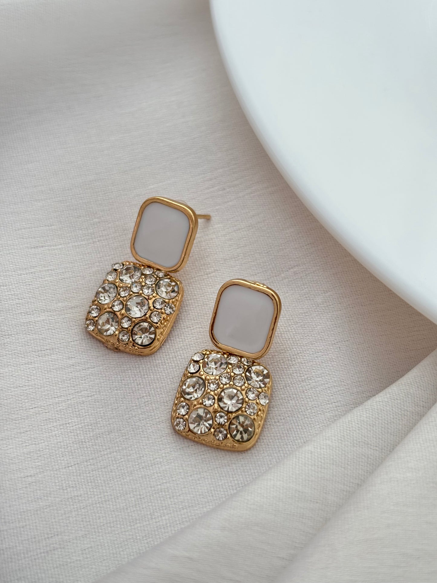 Golden Party Studs