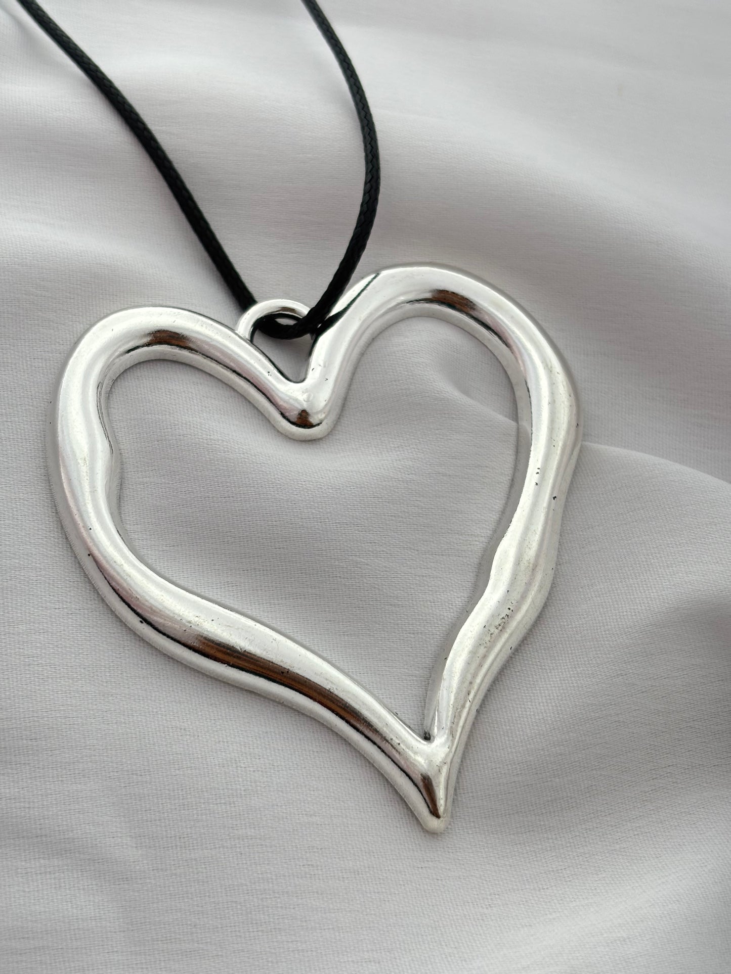 Silver Heart Cord