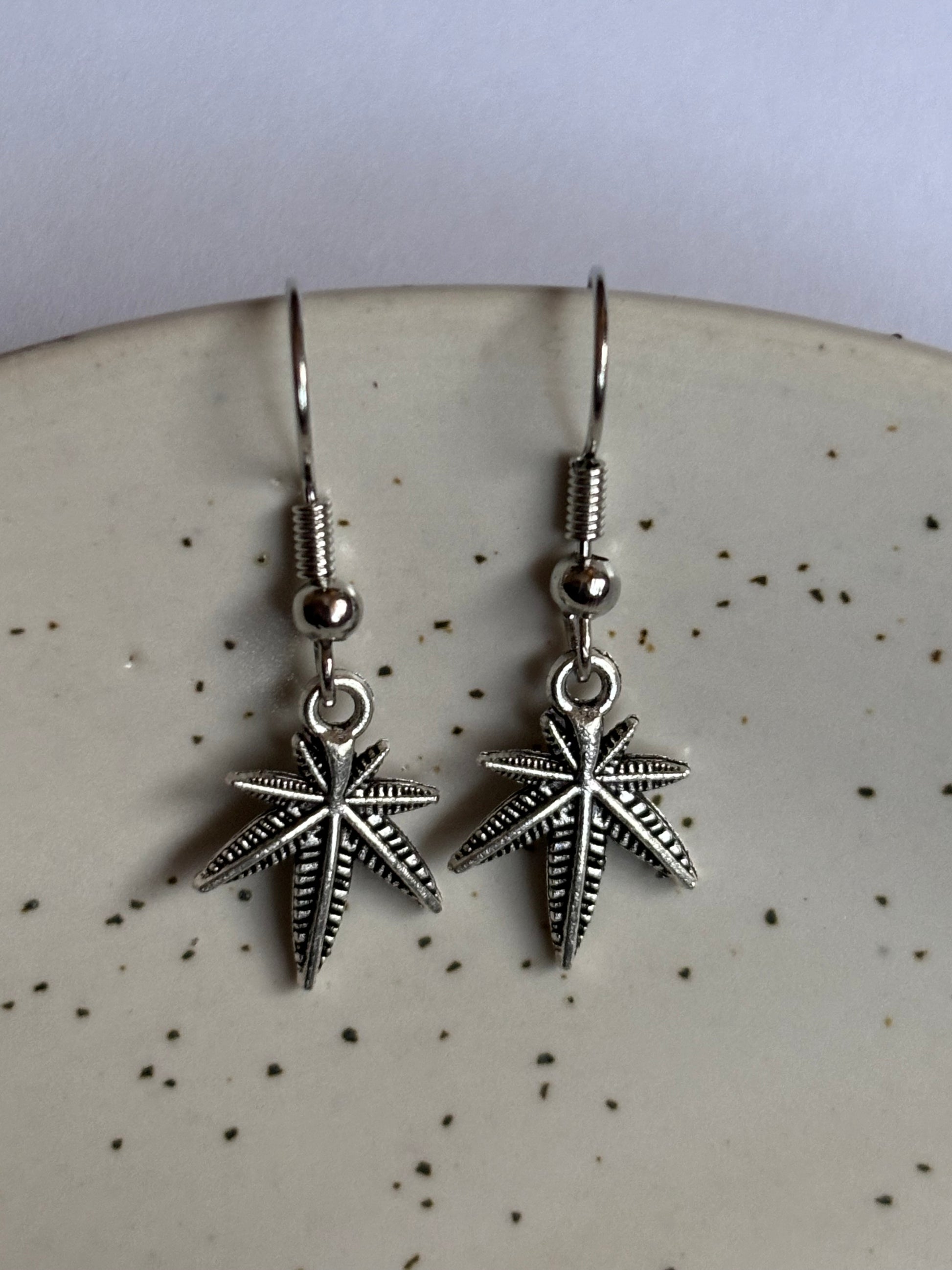 Nature-Inspired Leaf Drop Earrings - Curvy Jewels