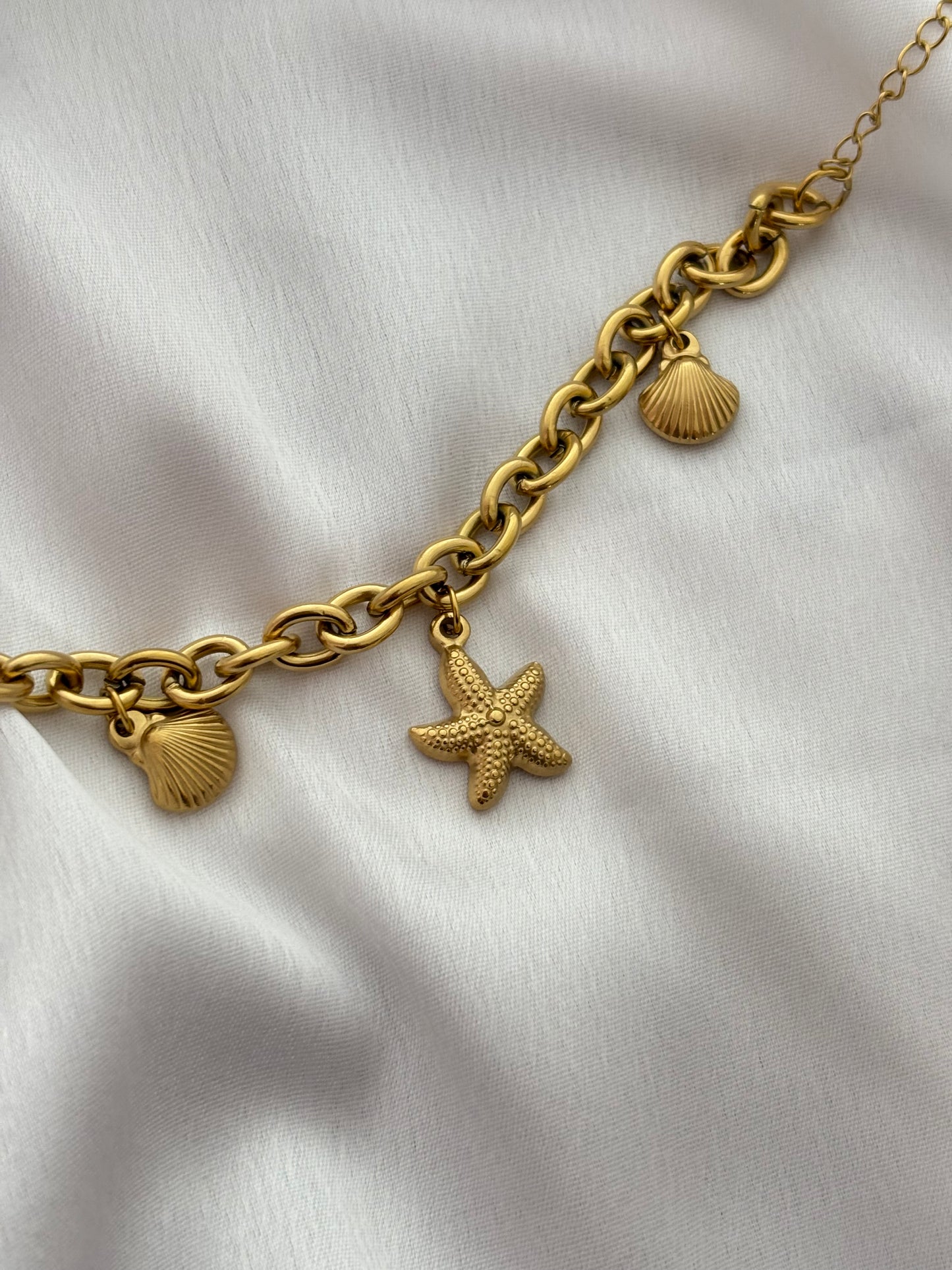 Starfish Chain Bracelet