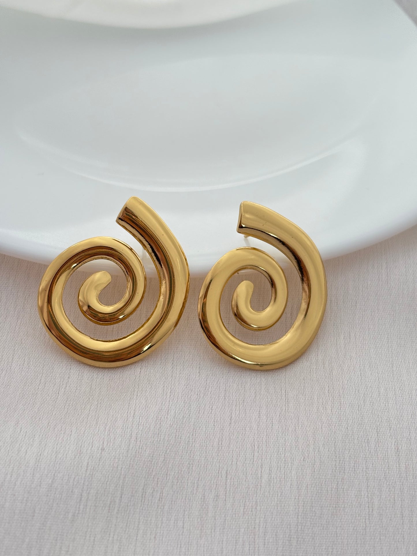 Golden Spiral Studs