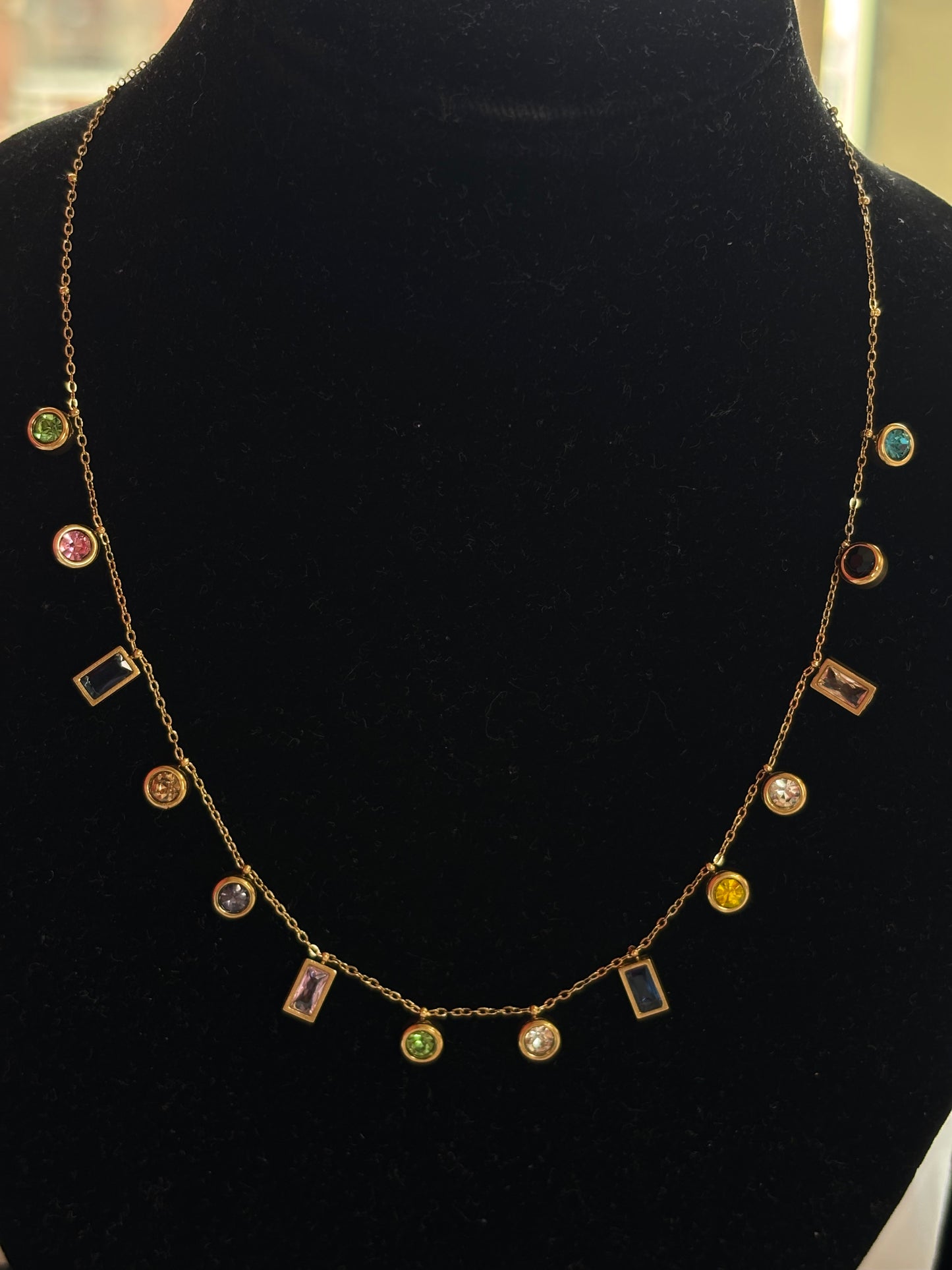 Colorful Gemstone Necklace