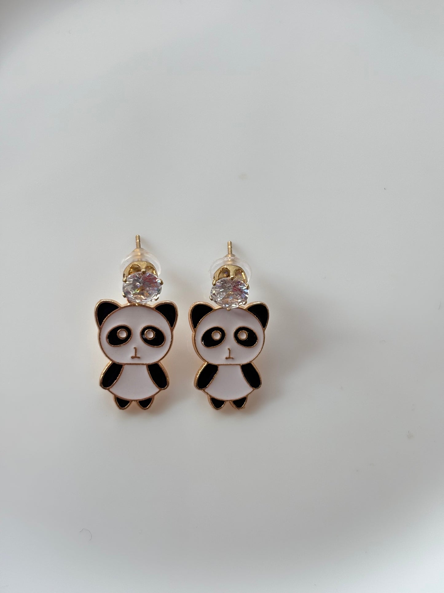 Panda Earrings