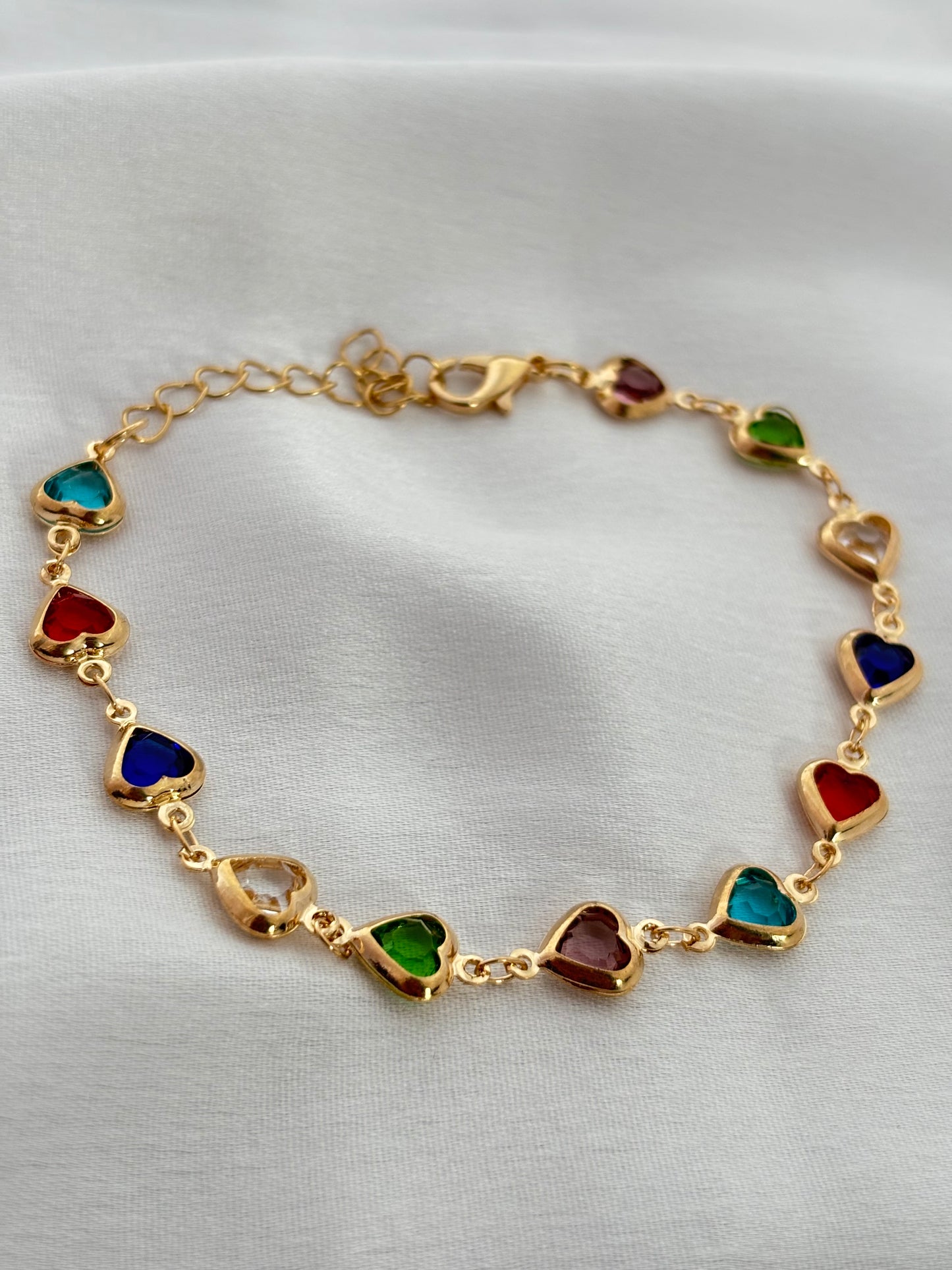 Tinted Whispers 18k gold plated Bracelet