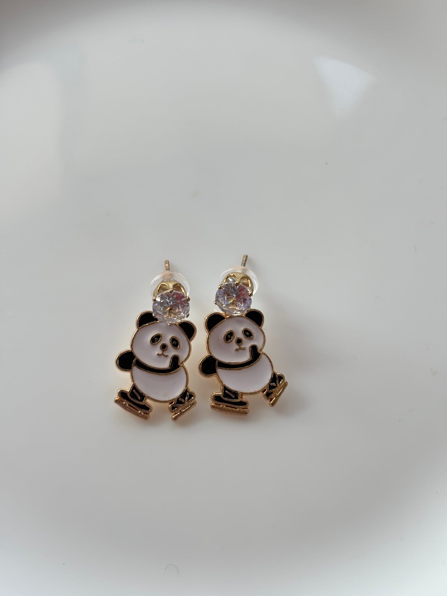Panda Earrings