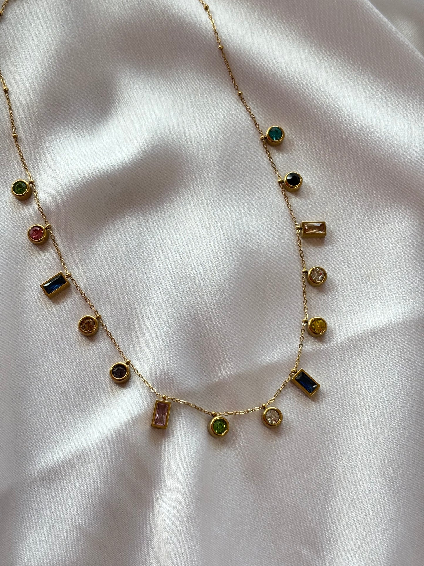 Colorful Gemstone Necklace