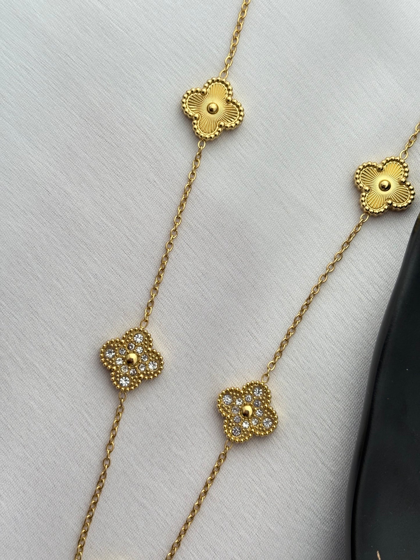 Gold Clover Necklace