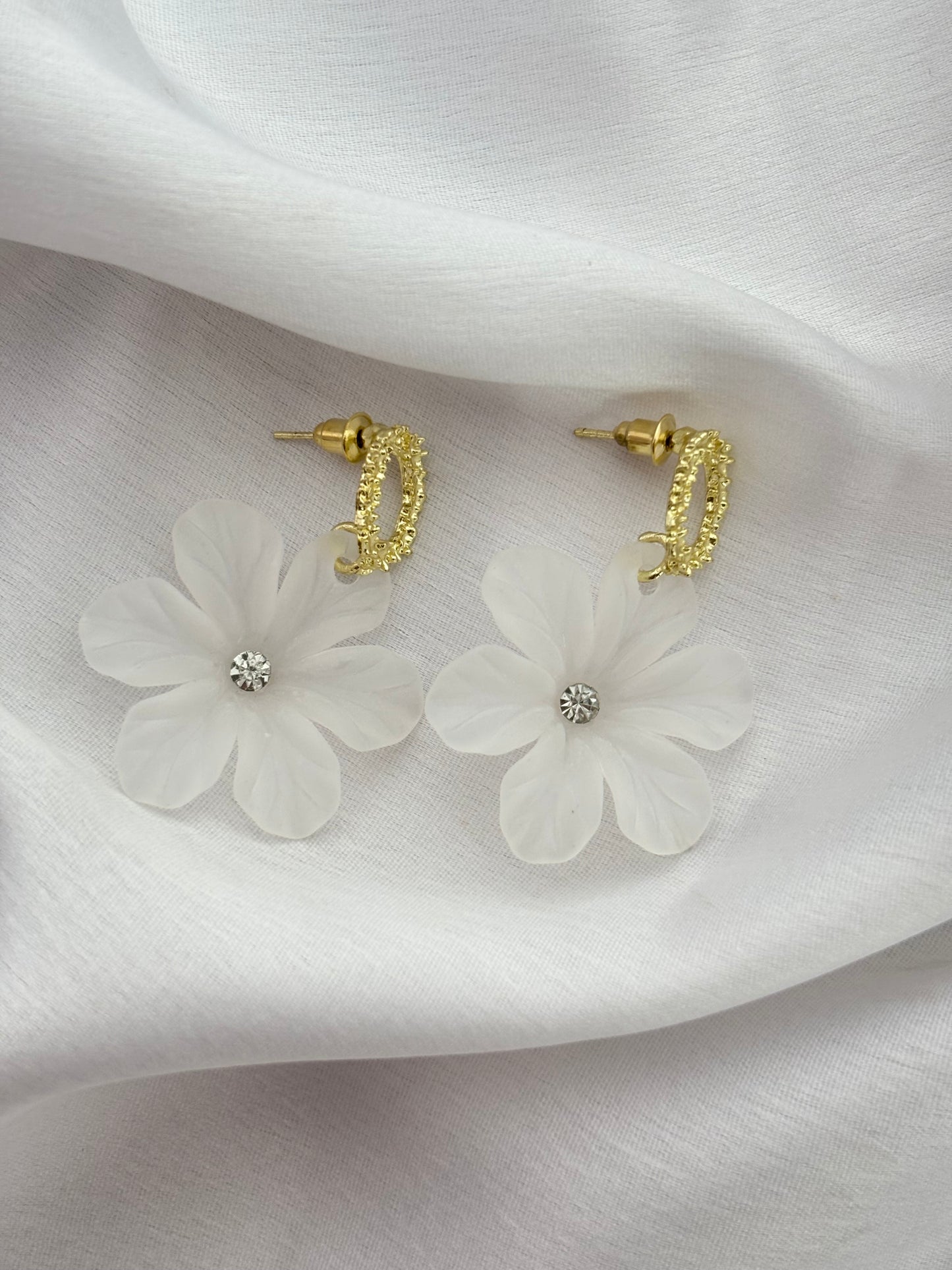 Floral Korean Earrings