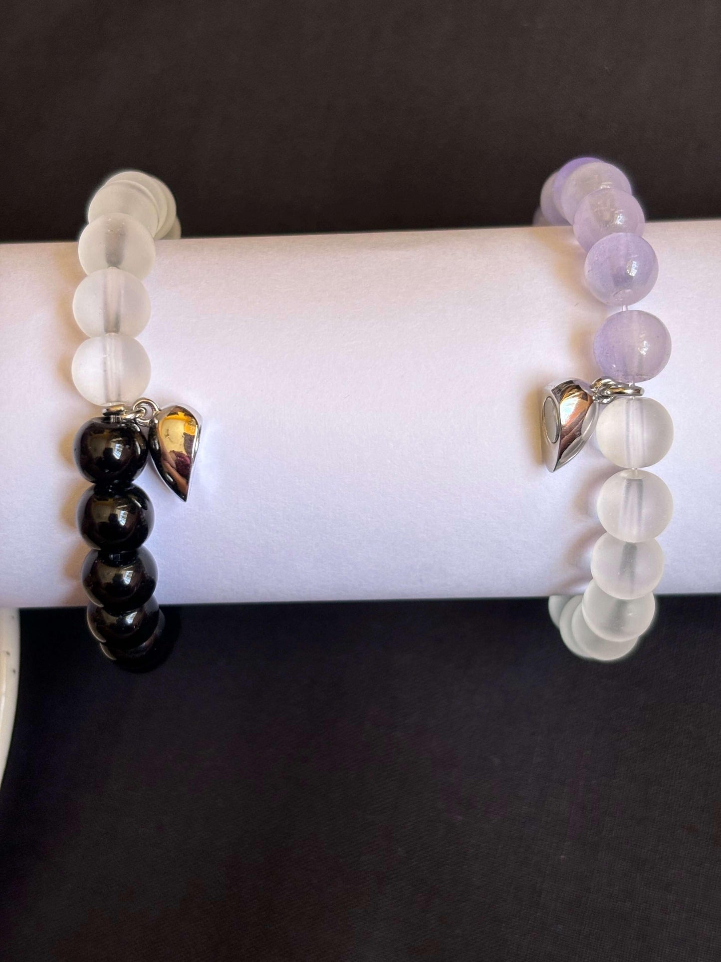 Magnetic Heart Connection Couple's Bracelet - Curvy Jewels