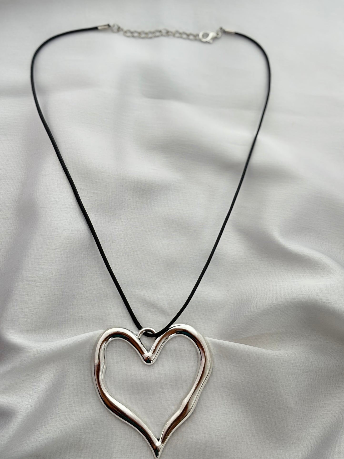Silver Heart Cord