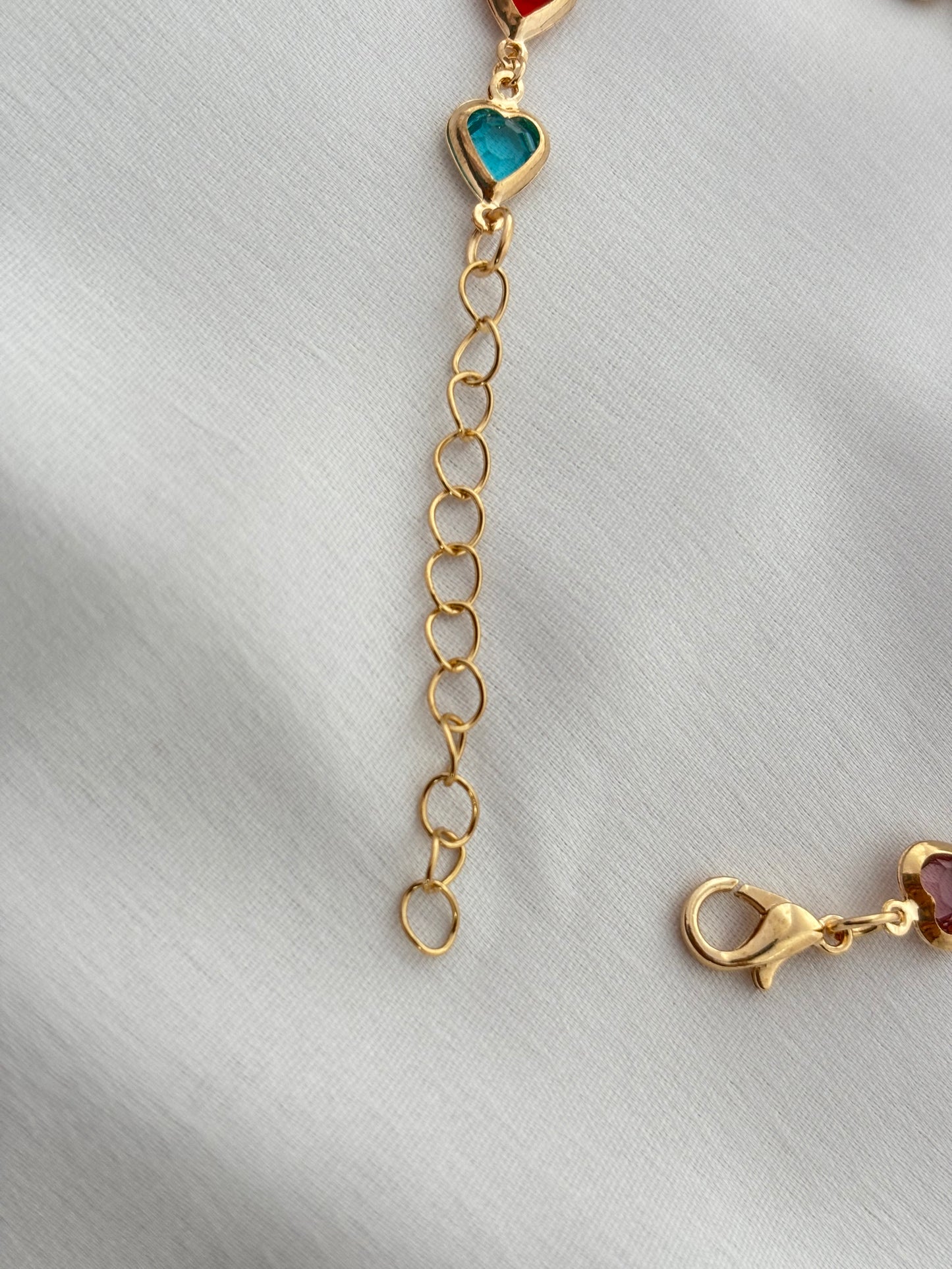 Tinted Whispers 18k gold plated Bracelet