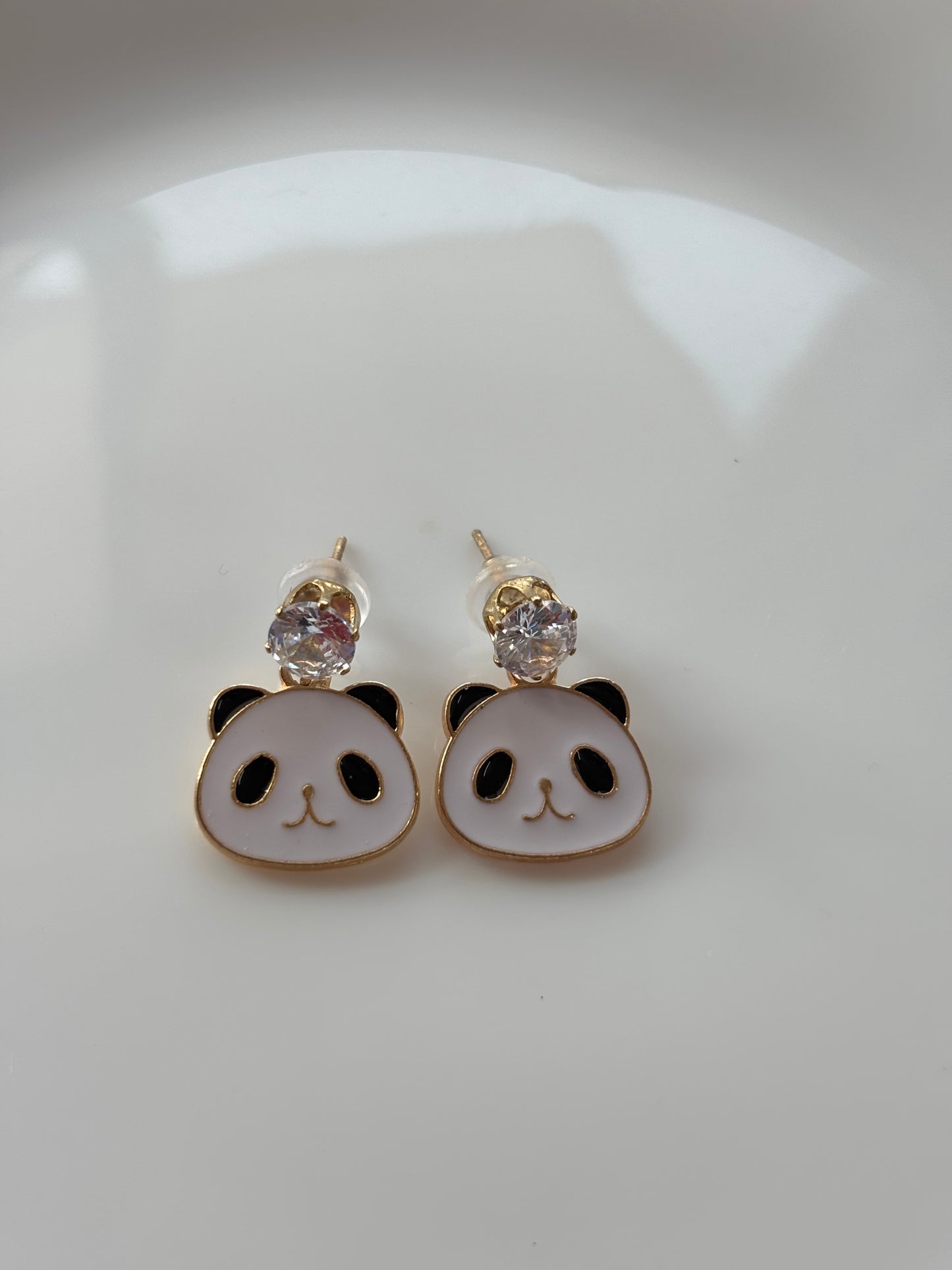 Panda earrings