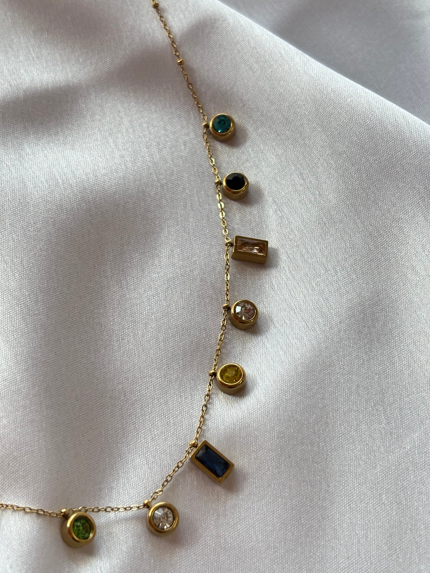 Colorful Gemstone Necklace
