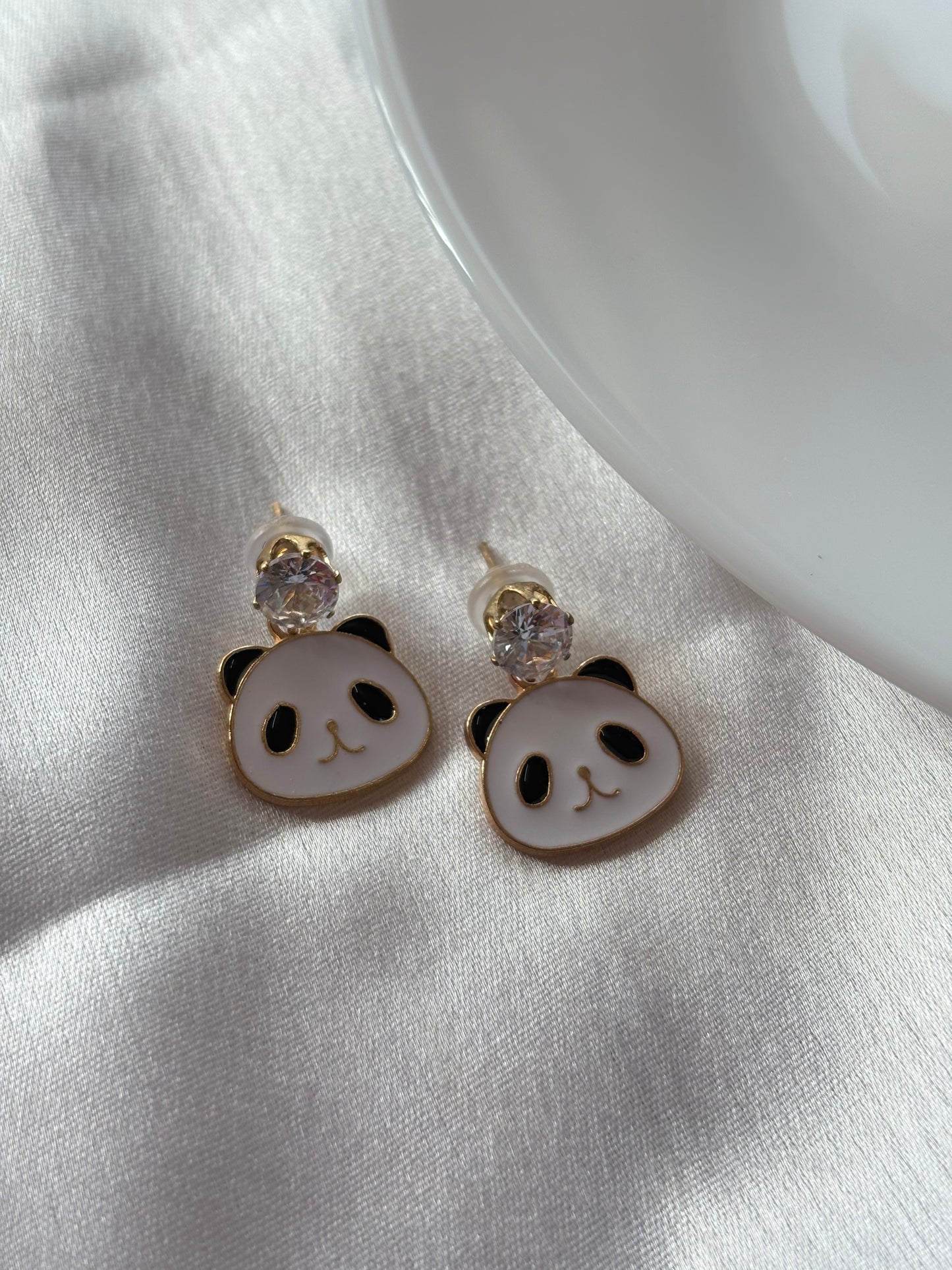Panda earrings