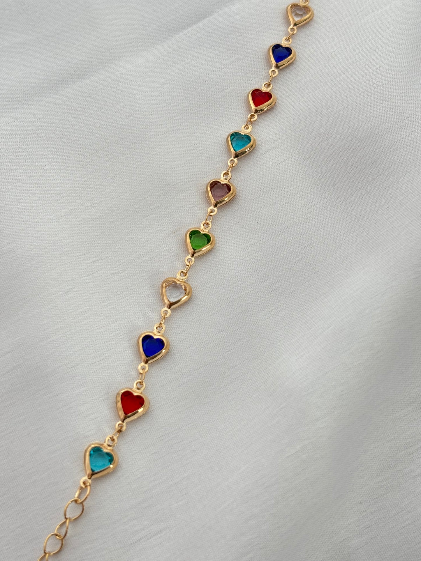 Tinted Whispers 18k gold plated Bracelet