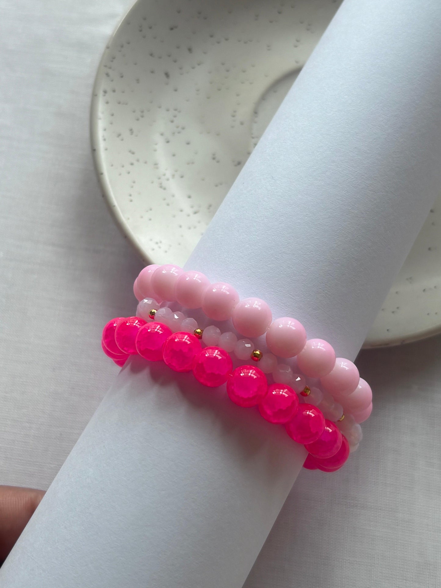 Vibrant Pink Charm Stack π - Curvy Jewels