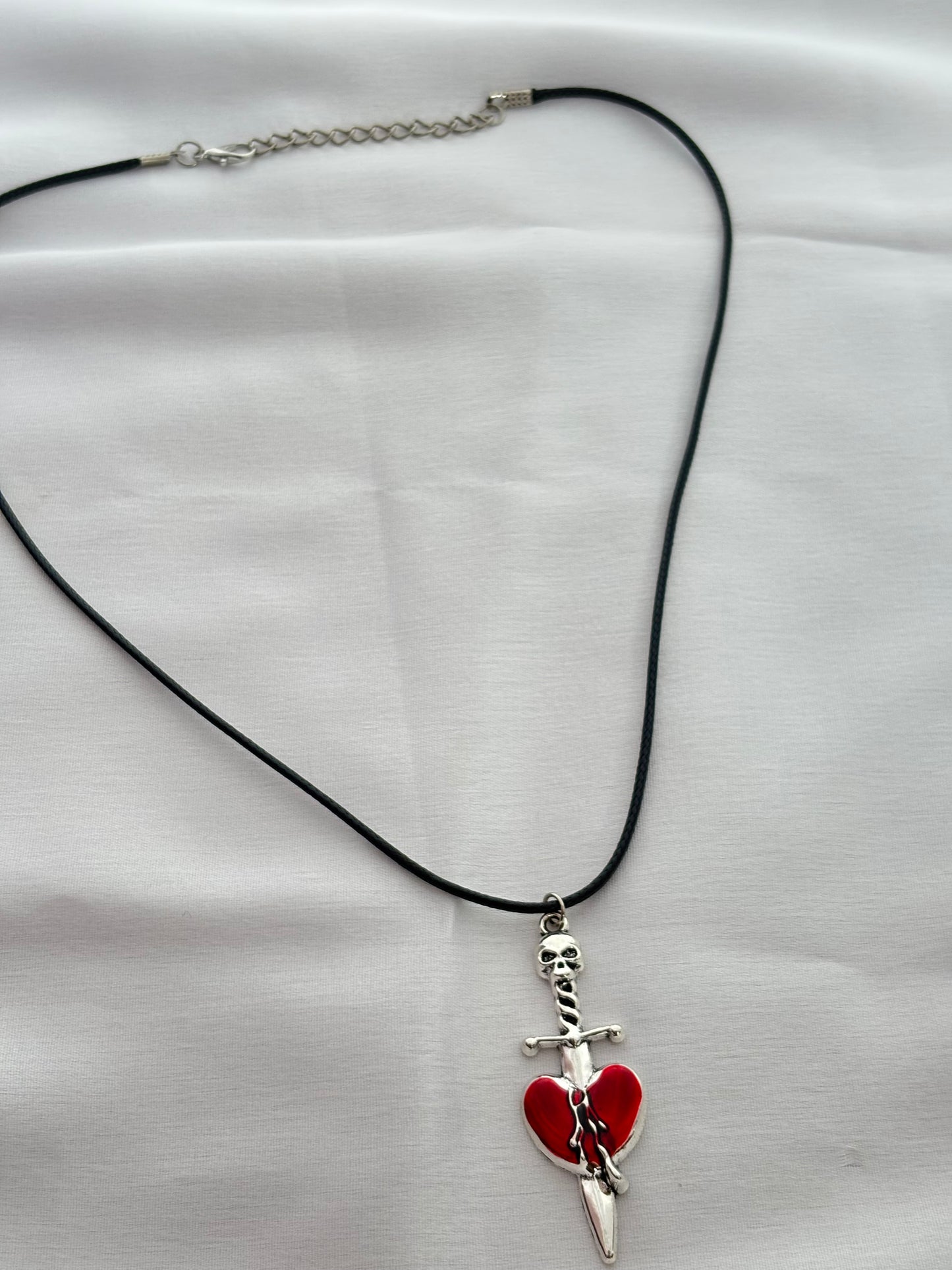 Skull & Sword Broken Heart Cord