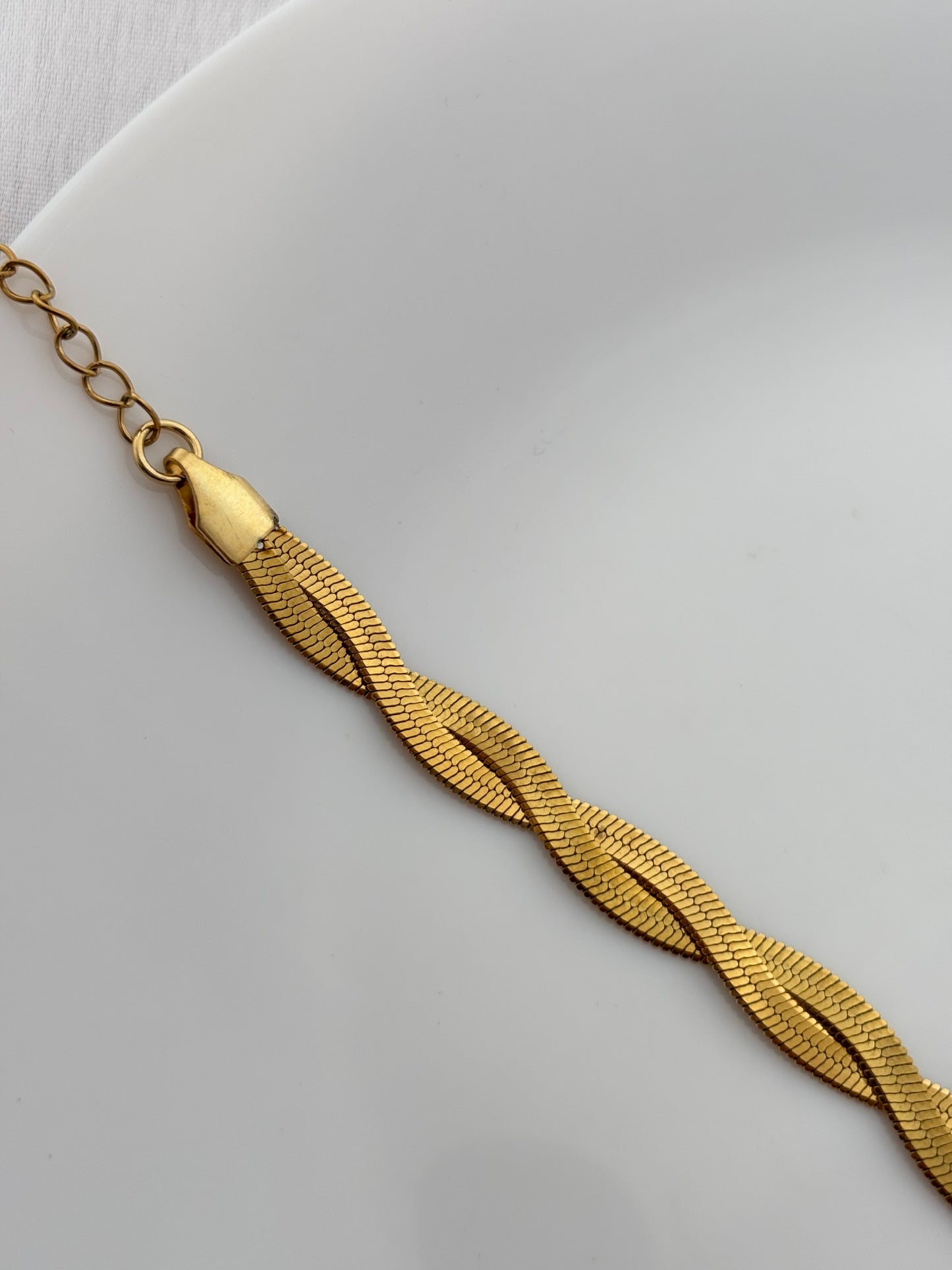 Twisted Snake Chain Bracelet