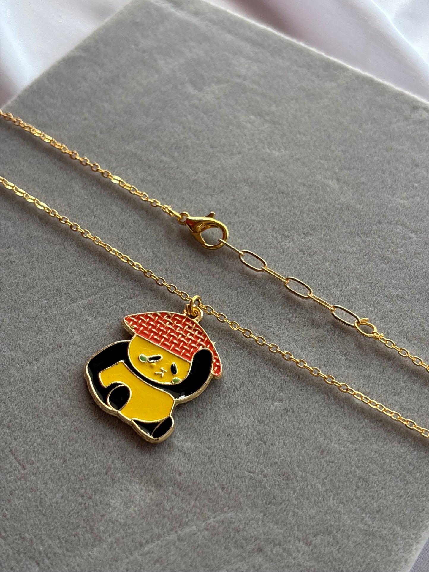 Enamel Panda Necklace
