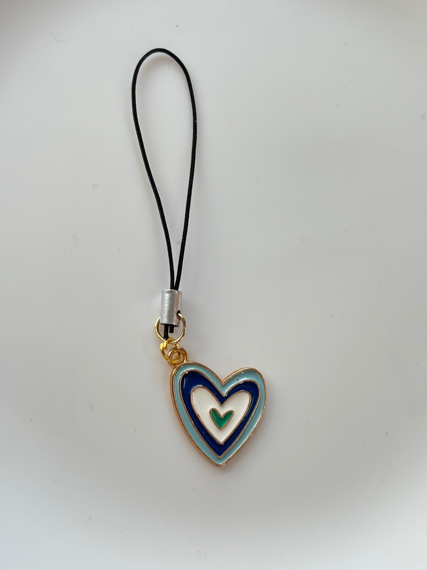Emerald Heart Phone Charm - Curvy Jewels