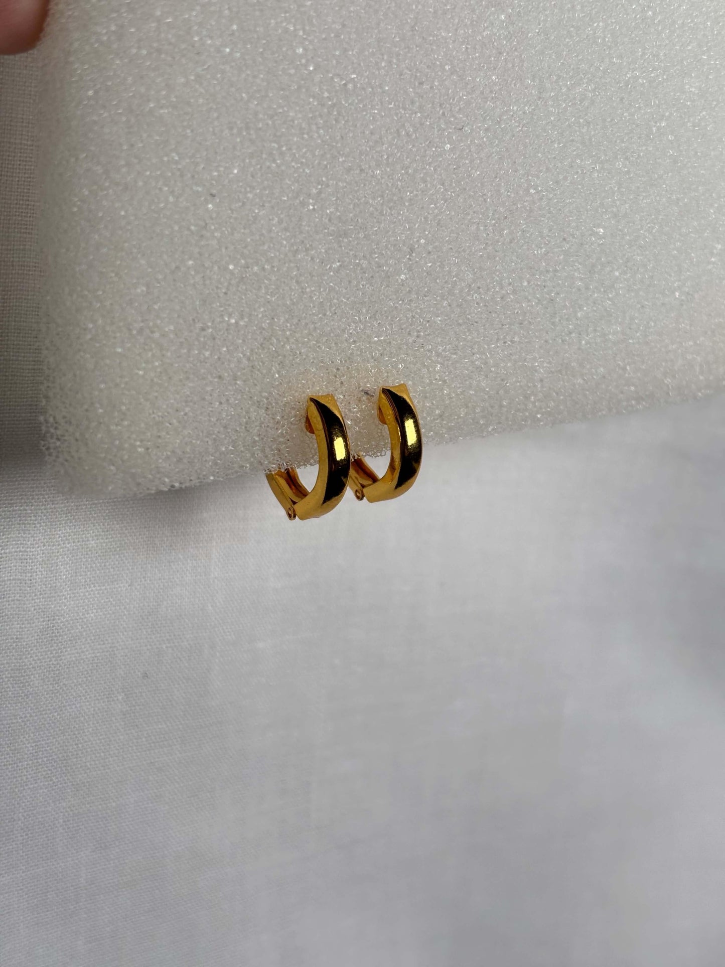 Radiant Ear Huggies - Curvy Jewels