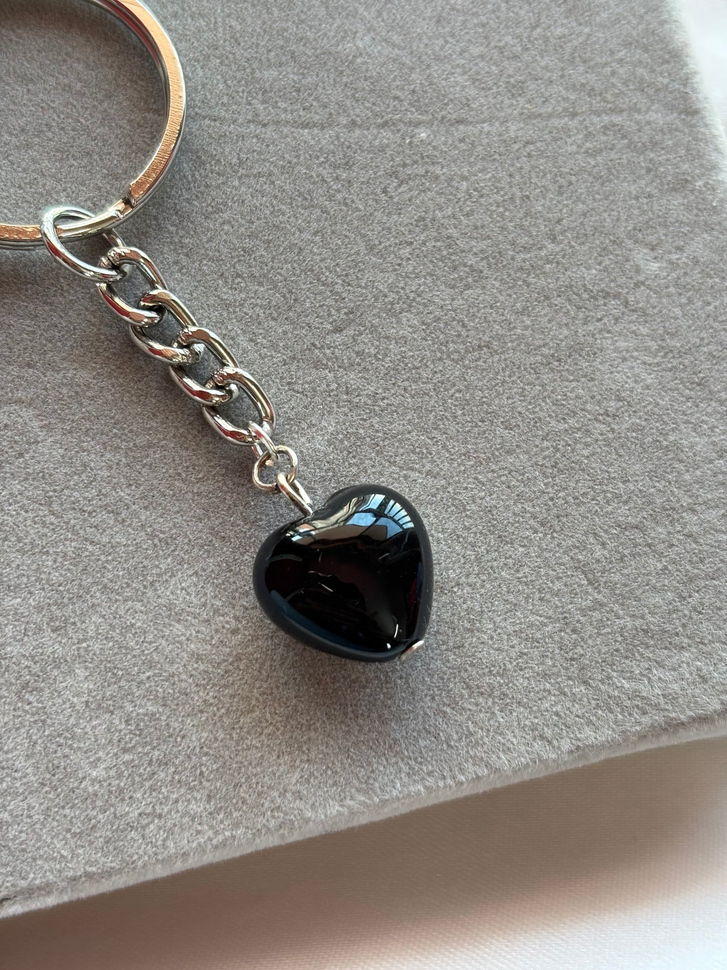 Black Heart Keychain