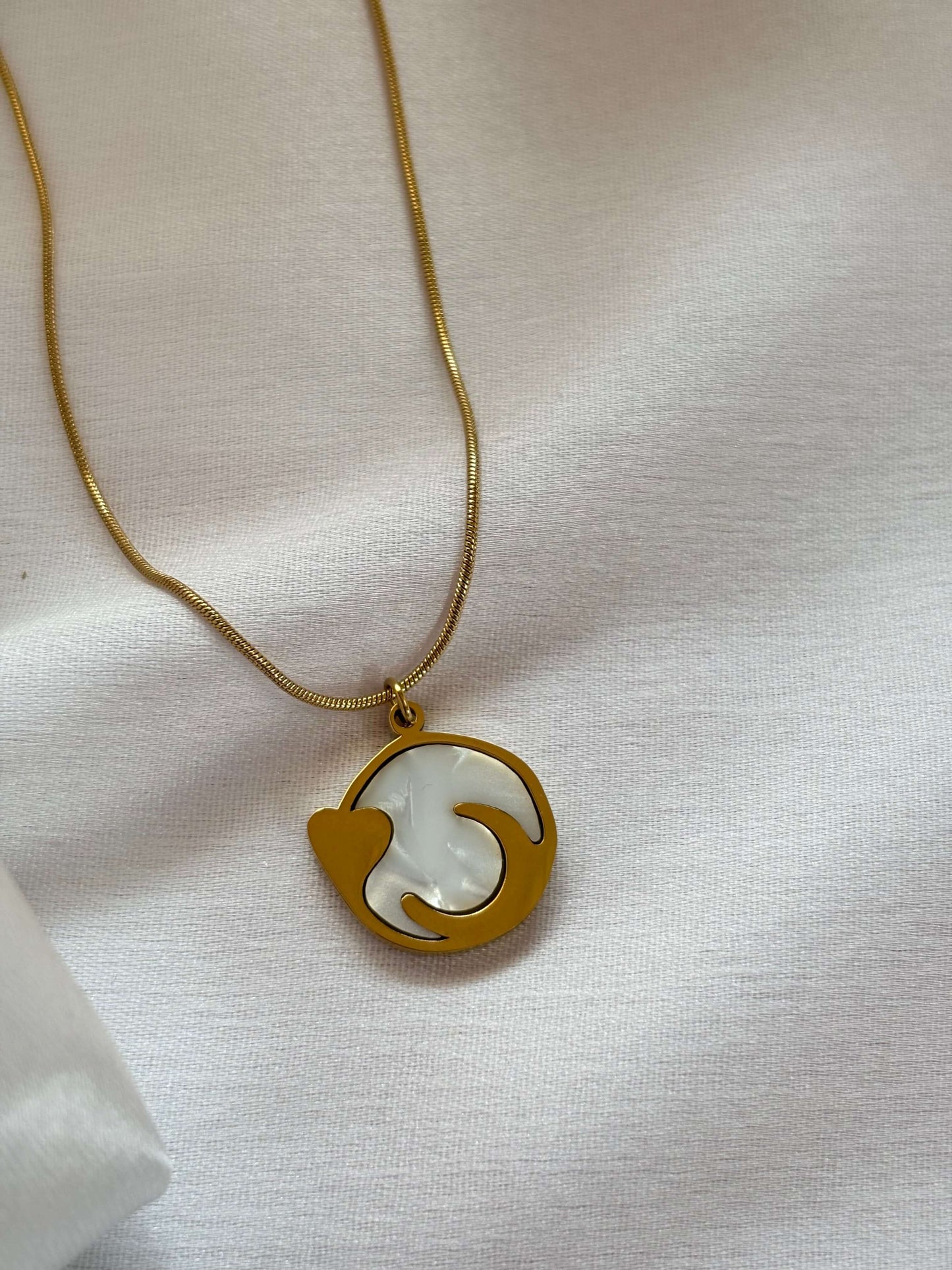 Moon Heart Necklace
