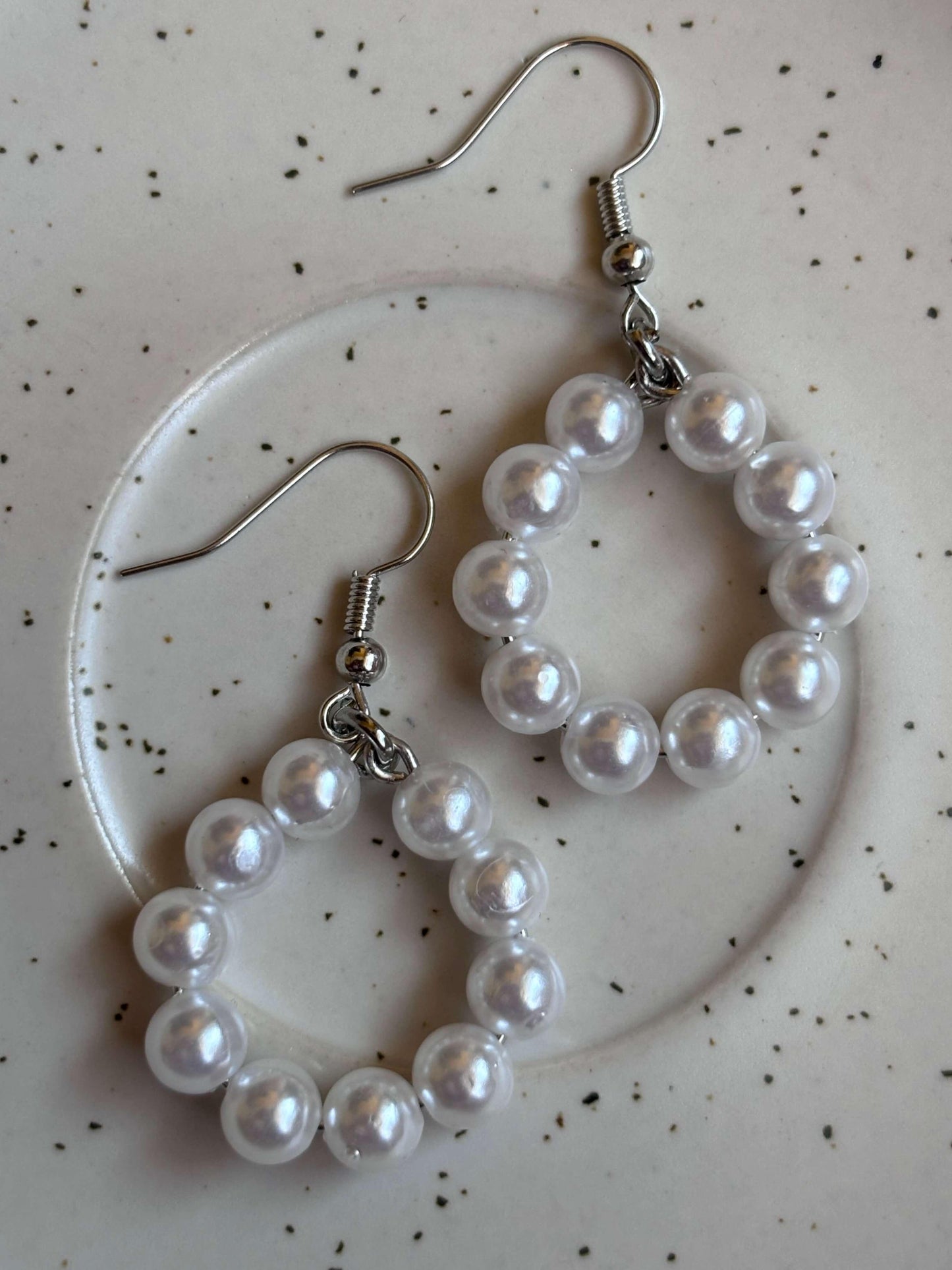 Elegant Statement Pearl Drop Earrings - Curvy Jewels