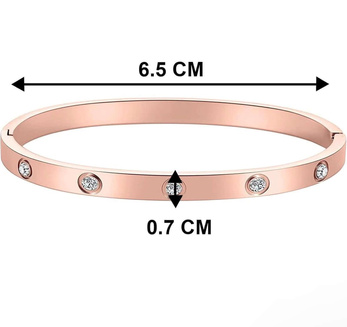 Eterna Kada Bracelet in Rose Gold - Curvy Jewels