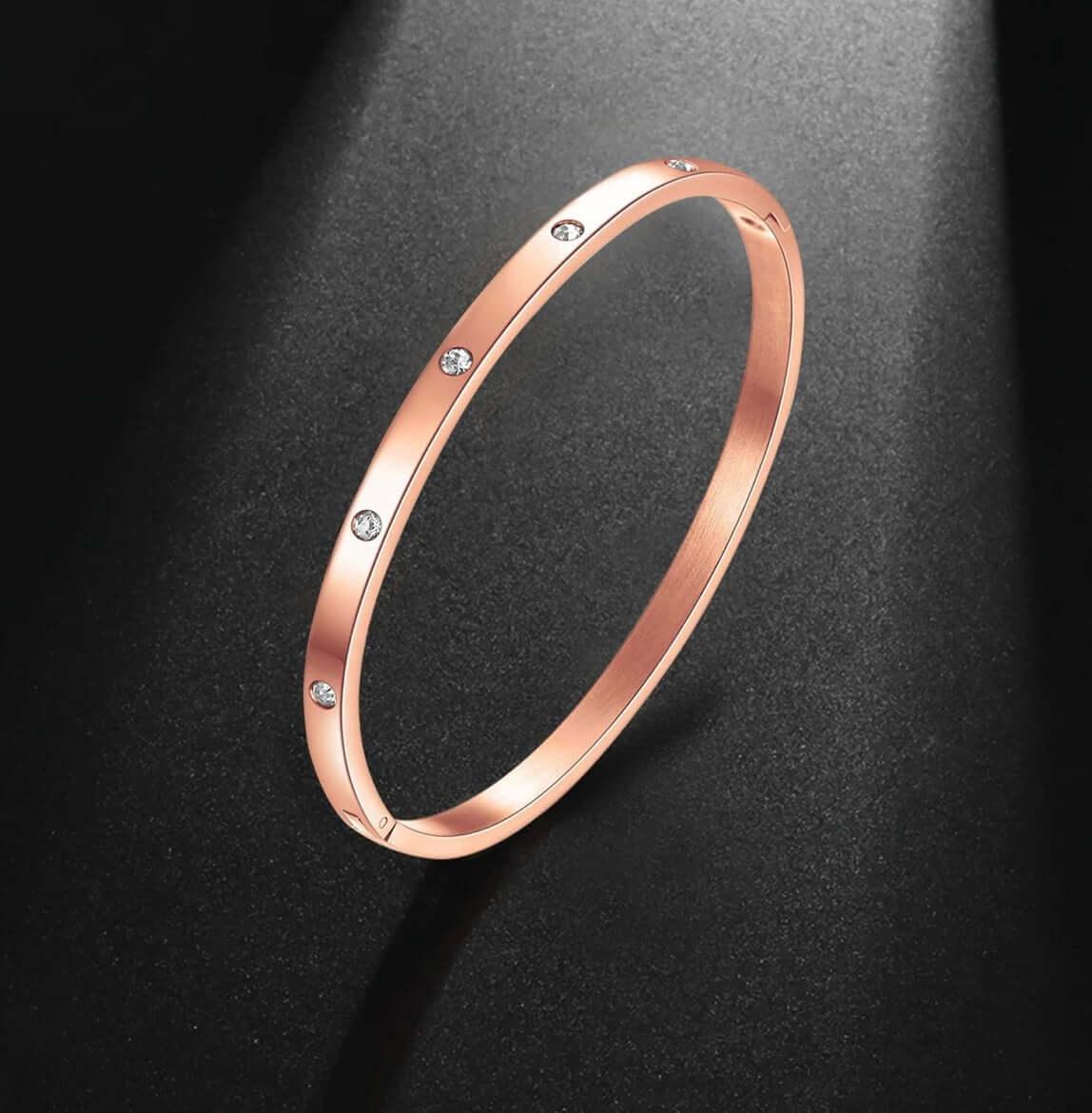 Eterna Kada Bracelet in Rose Gold - Curvy Jewels