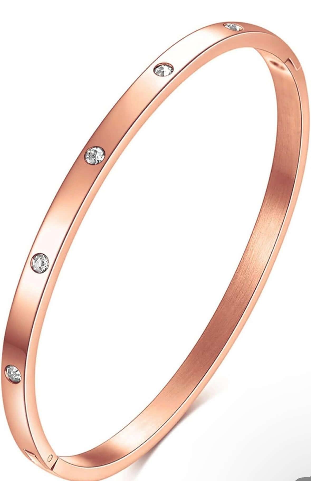 Eterna Kada Bracelet in Rose Gold - Curvy Jewels