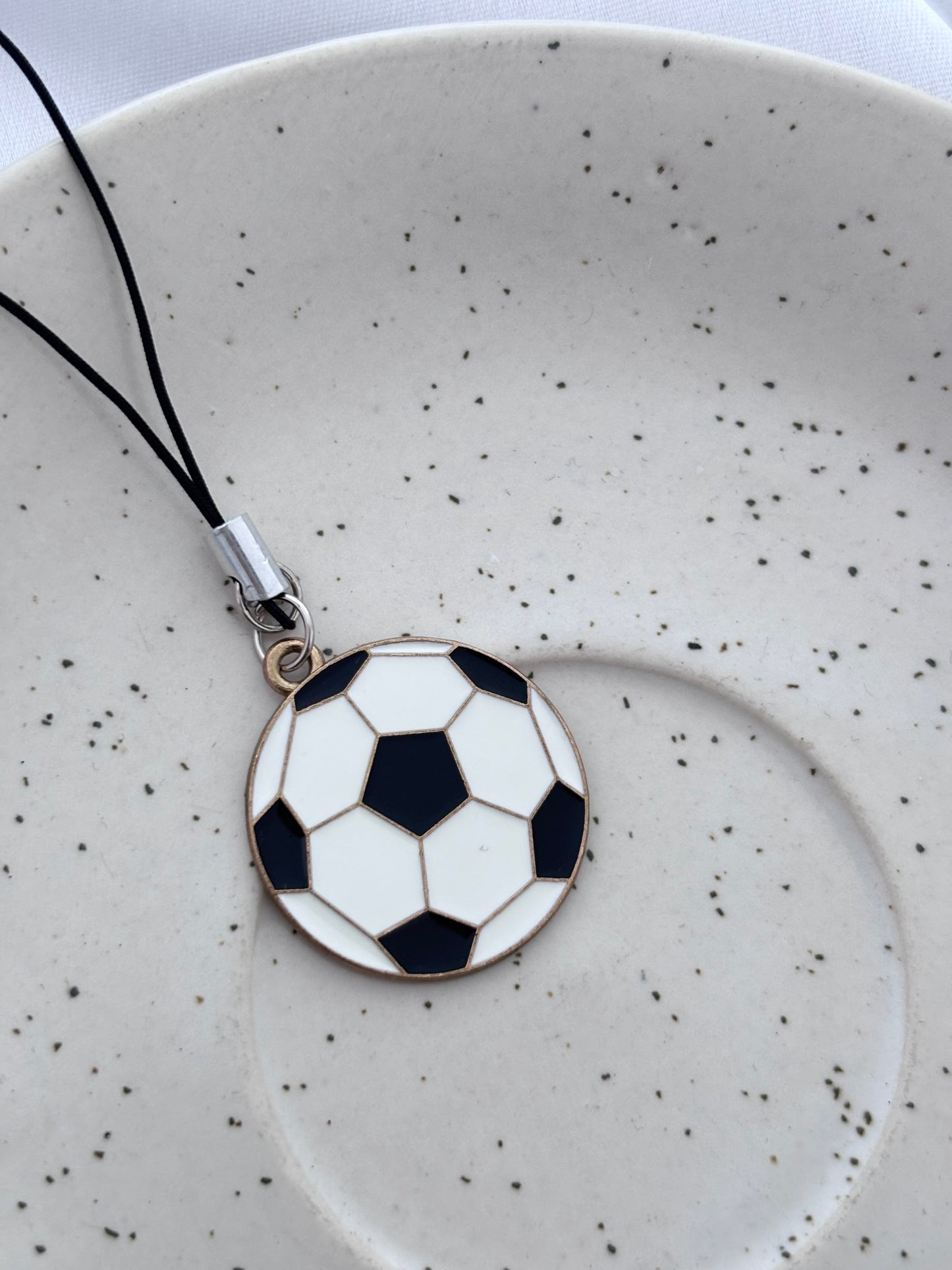 Soccer Ball Phone Charm