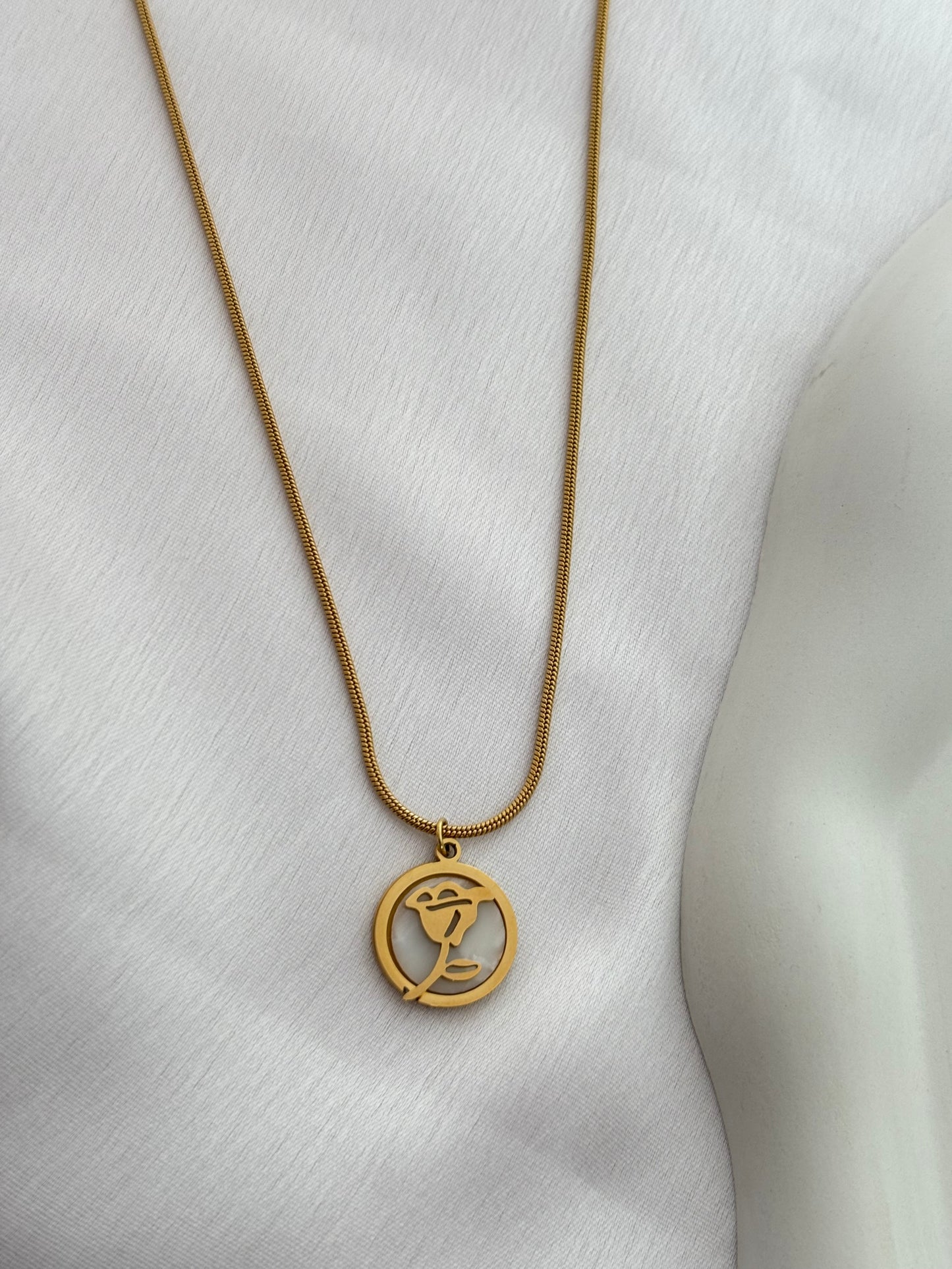 Rose Whispers Pendant Necklace