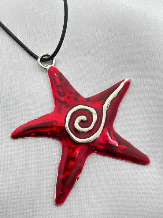 Bloody Red Cosmic Swirl