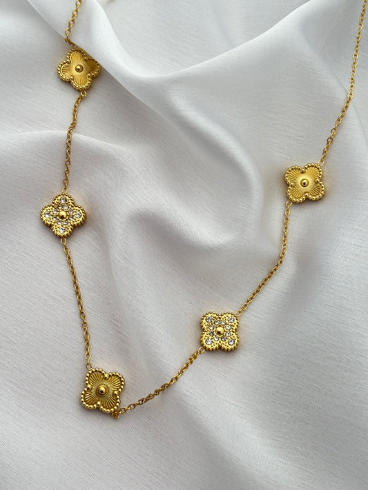 Gold Clover Necklace