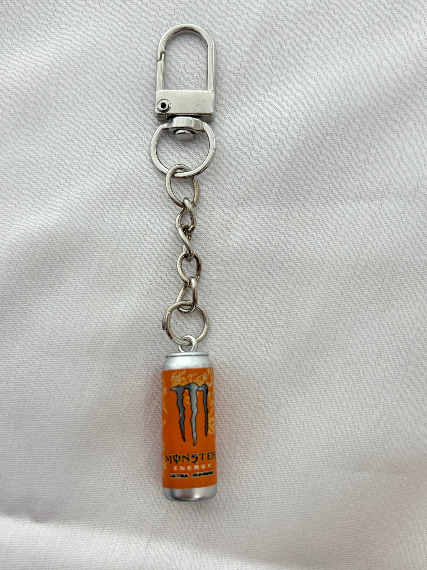 Miniature Monster Energy Can Keychains