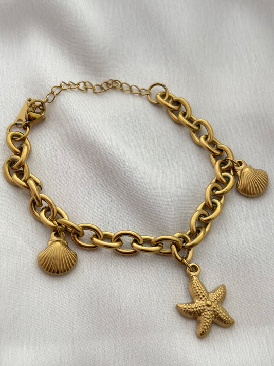 Starfish Chain Bracelet