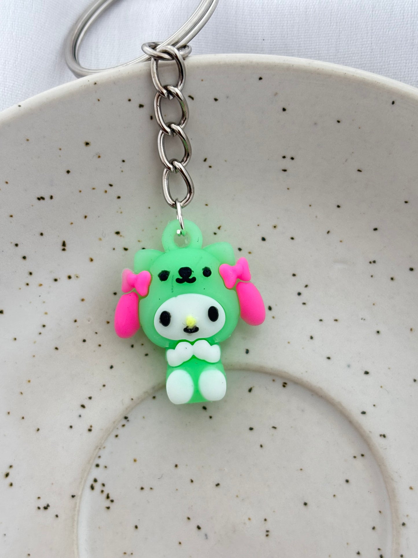 Neon Cuddle Keychain