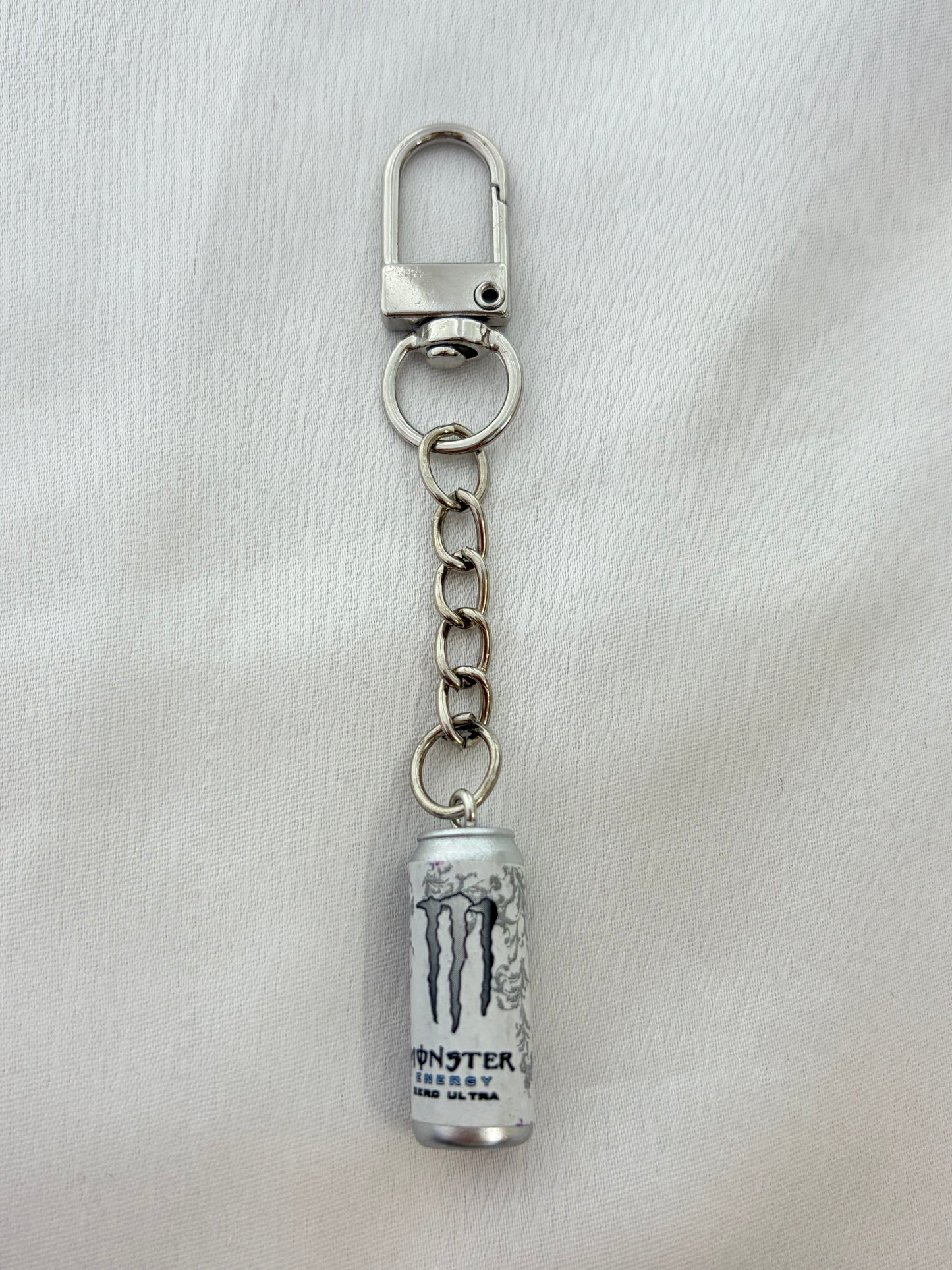 Miniature Monster Energy Can Keychains