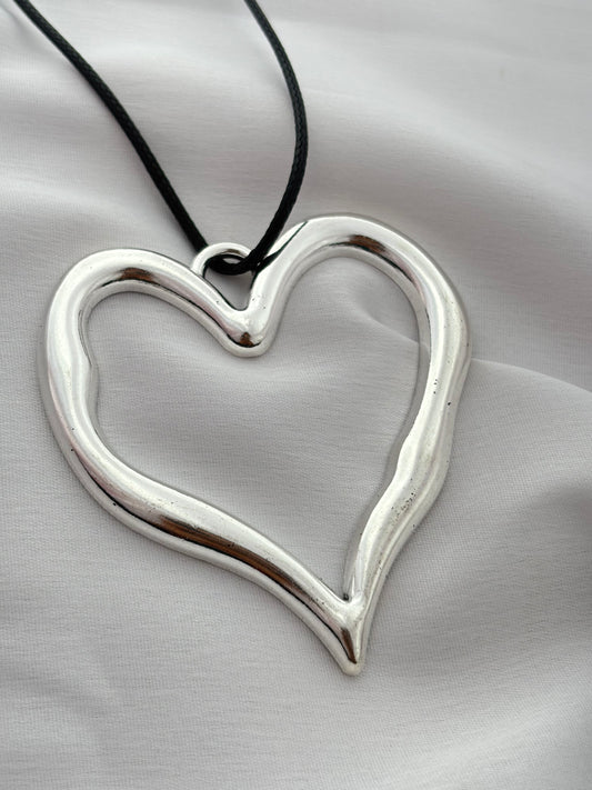 Silver Heart Cord