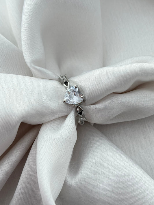 Anti-Tarnish Heart Ring