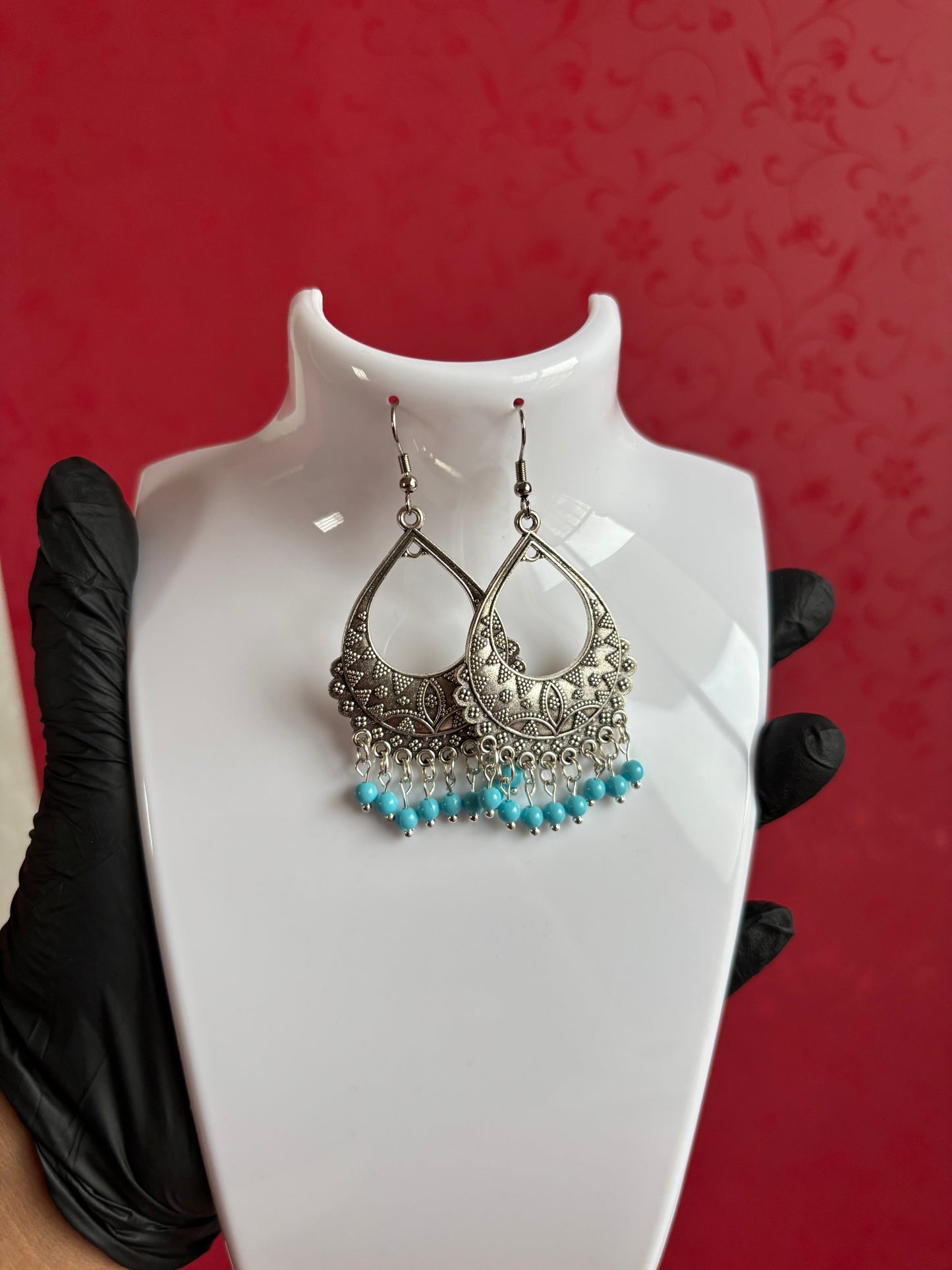 Blue Jhumka