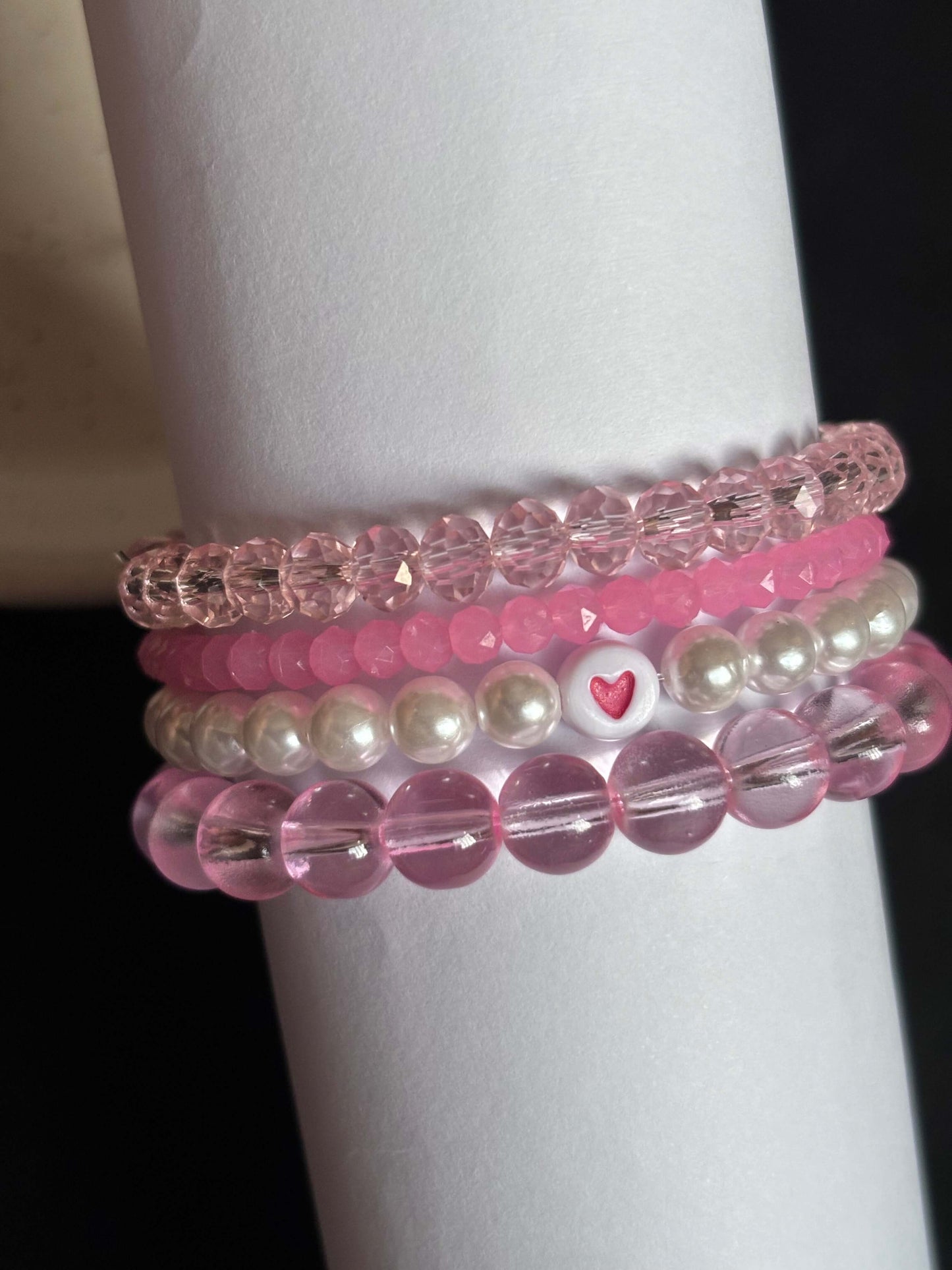 Pink Bracelet Stack