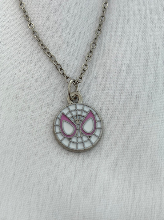 Silver Spider-Gwen Pendant Necklace