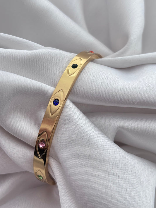 Multi-Color Evil Eye Kada