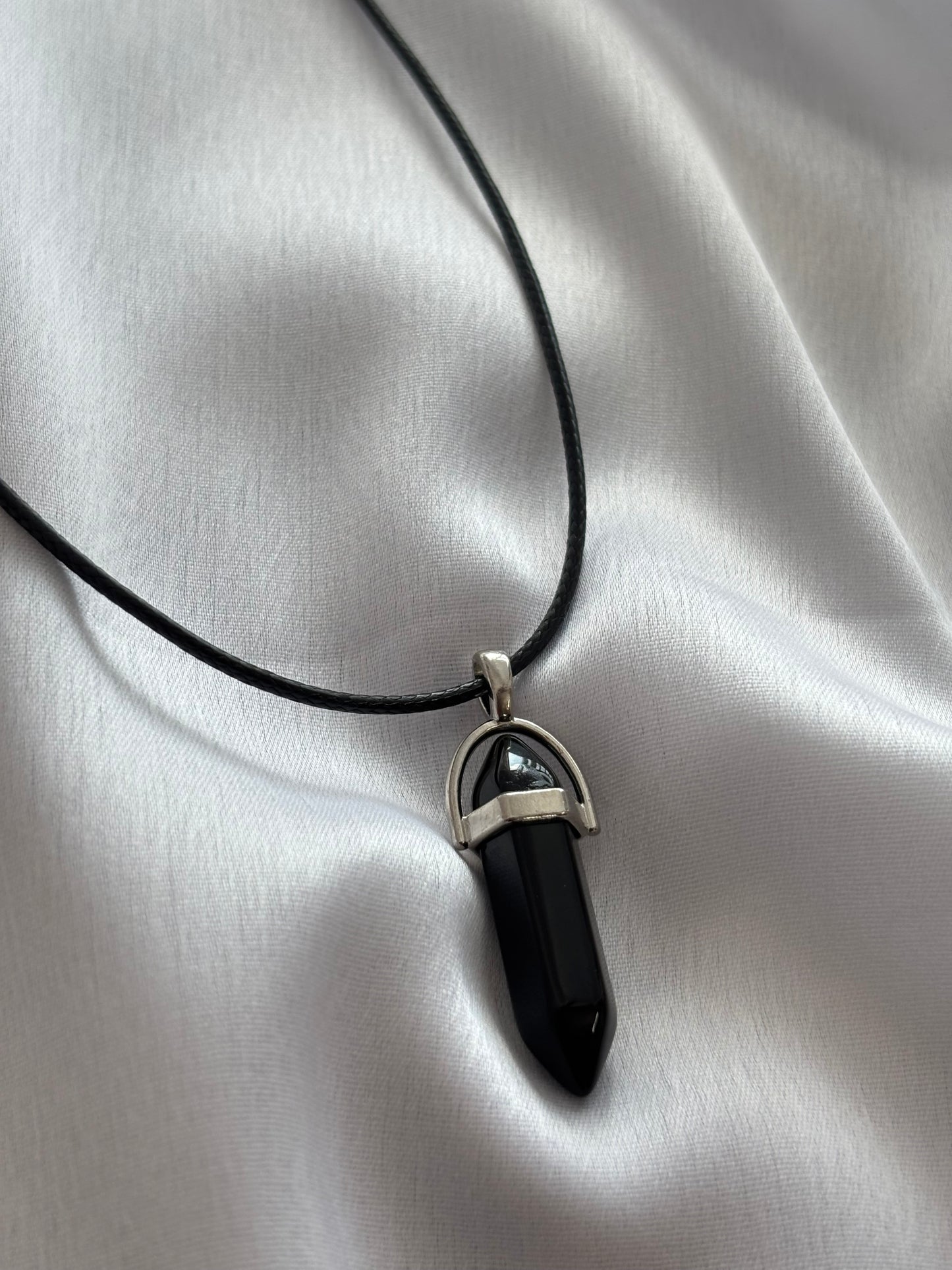 Black Pendant Necklace Cord
